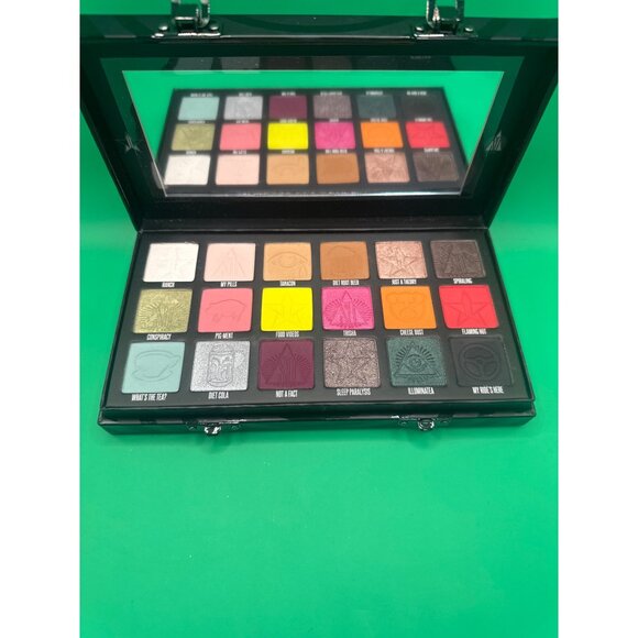 Jeffree Star Conspiracy Eyeshadow Palette 18 Shades Bold & Neutral Colors Vegan - Picture 3 of 5